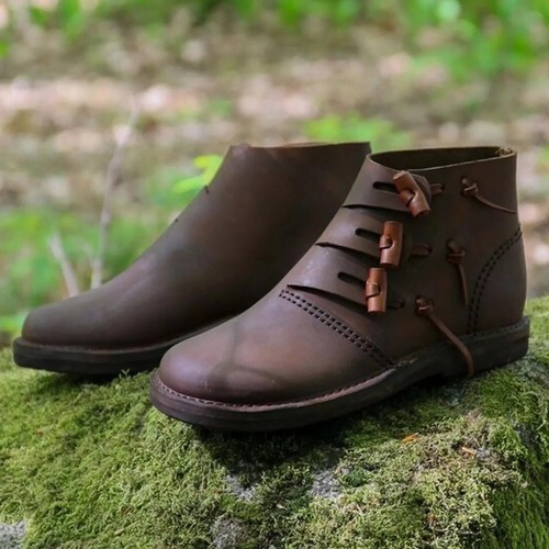 Medieval leather boots - medieval,