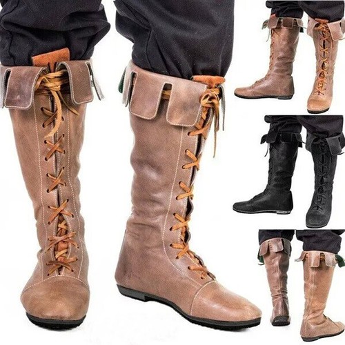 Medieval men knight boots - men,